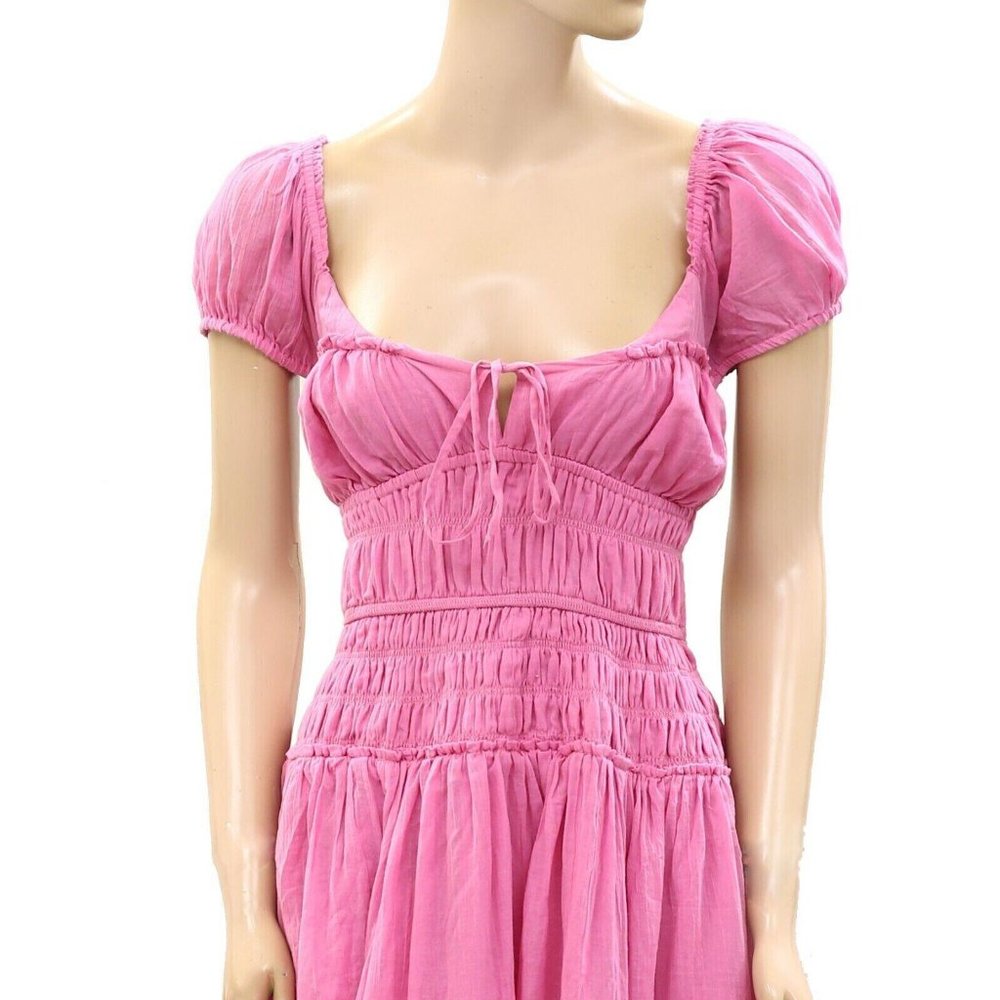 Free People Pink Midi Dress - Picture 2 of 4